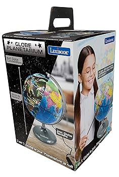 Amazon.com: Lexibook Luminous Globe Planetarium, STEM, 2-in
